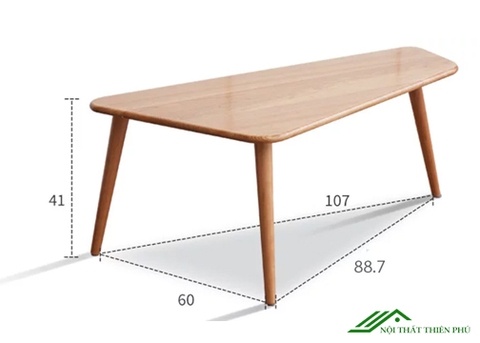 Bàn trà đôi gỗ sồi hiện đại - BT 51