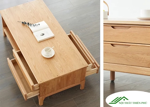 Bàn trà gỗ tự nhiên sang trọng - BT 50