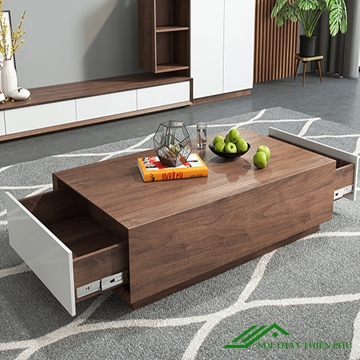 Bàn trà hộc kéo 2 bên tiện lợi - BT 37