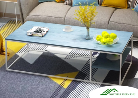 Bàn trà sofa mặt gỗ đẹp - BT 52