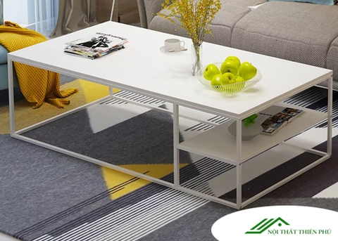 Bàn trà sofa mặt gỗ đẹp - BT 52