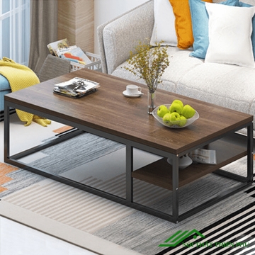 Bàn trà sofa mặt gỗ đẹp - BT 52