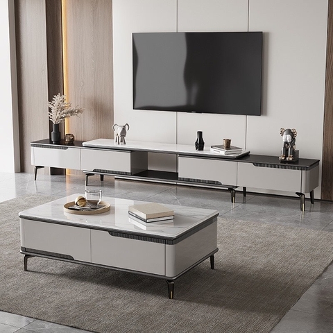 Bàn trà kiểu nhật hiện đại mặt đá - BT 82