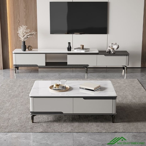 Bàn trà kiểu nhật hiện đại mặt đá - BT 82