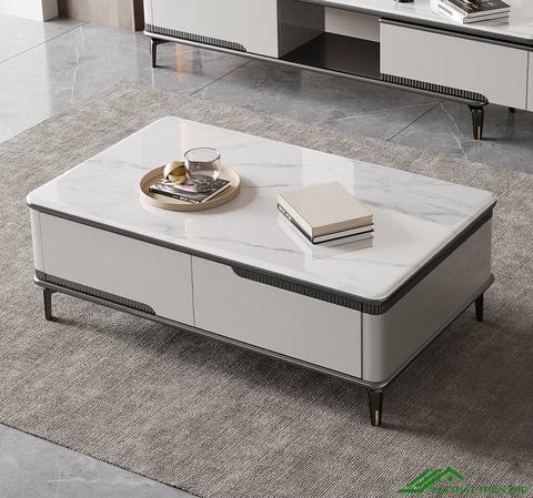 Bàn trà kiểu nhật hiện đại mặt đá - BT 82