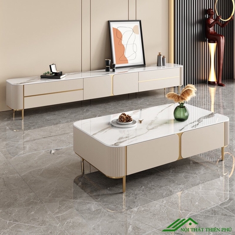 Bàn trà mặt đá ceramic - BT 86