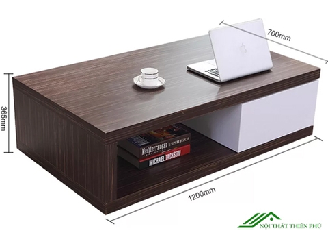 Bàn trà ngăn kéo xoay đẹp - BT 31