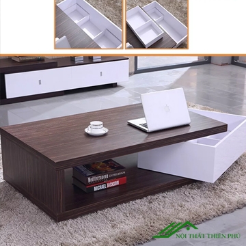 Bàn trà ngăn kéo xoay đẹp - BT 31