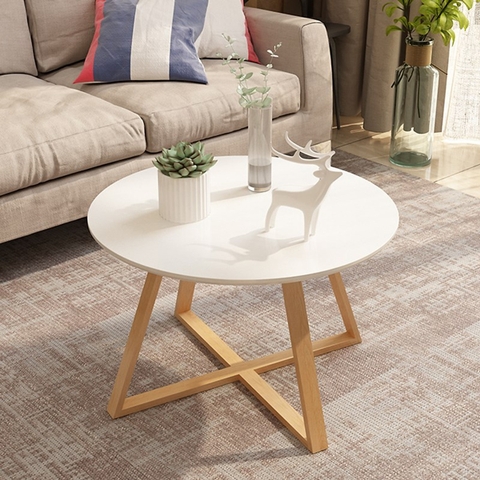 Bàn Trà Sofa Hiện Đại Chân Gỗ Sồi - BT 13