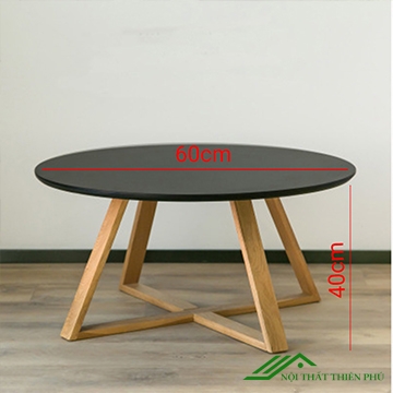 Bàn Trà Sofa Hiện Đại Chân Gỗ Sồi - BT 13