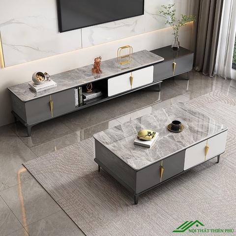 Bàn trà sofa mặt đá cao cấp - BT 83