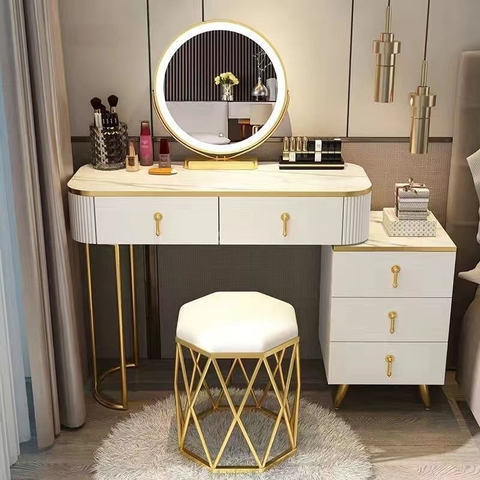 Bộ Bàn Ghế Trang Điểm Nhập Khẩu_TD 33