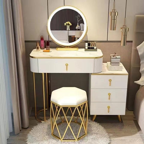 Bộ Bàn Ghế Trang Điểm Nhập Khẩu_TD 33