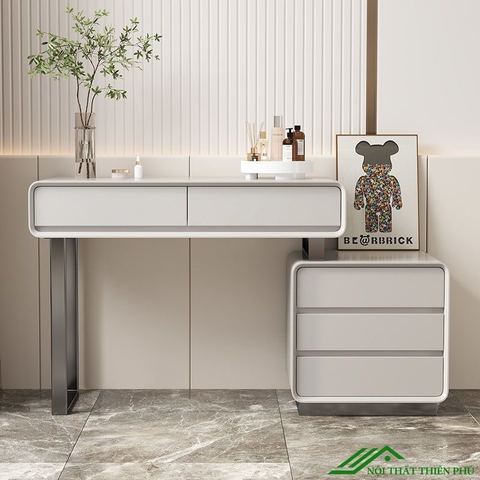 Bàn trang điểm gỗ nguyên khối sang trọng - TD 37