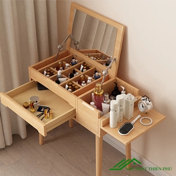 Bàn trang điểm kiểu dáng nhỏ gọn hiện đại - TD 12