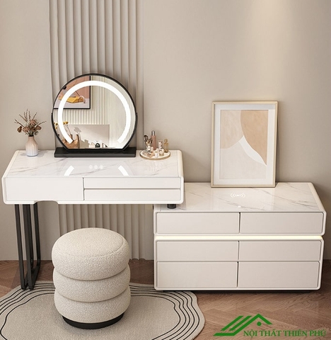 Bàn trang điểm hiện đại có đèn led - TD 36