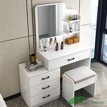 Bàn trang điểm màu trắng đẹp - TD 17