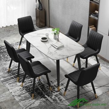 Bộ bàn ăn 4 ghế Loft cao cấp - BA 37