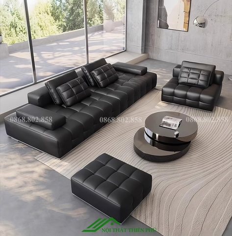 Bộ sofa da phòng khách cao cấp - SF 109