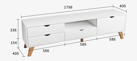 Kệ tivi 1m6 hiện đại gỗ công nghiệp giá rẻ - TV 33