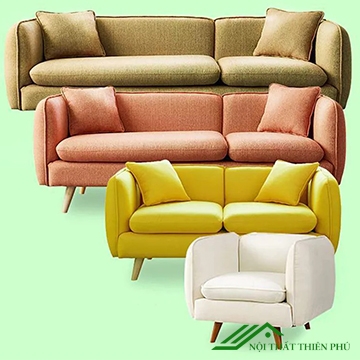 Ghế Sofa Bọc Nỉ Phòng Khách Giá Rẻ - SF 61