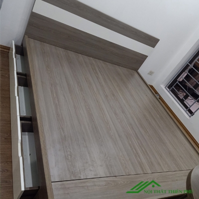 Giường ngủ gỗ có ngăn kéo đa năng 1m6 - GN 34