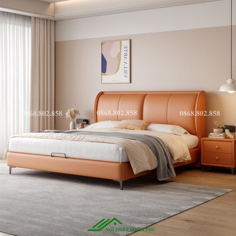 Giường ngủ bọc da cao cấp - BD 23