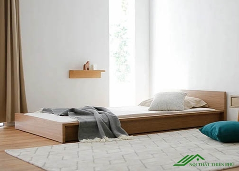Giường Đơn Kiểu Nhật 1m4 Phong Cách Hiện Đại - GN 74