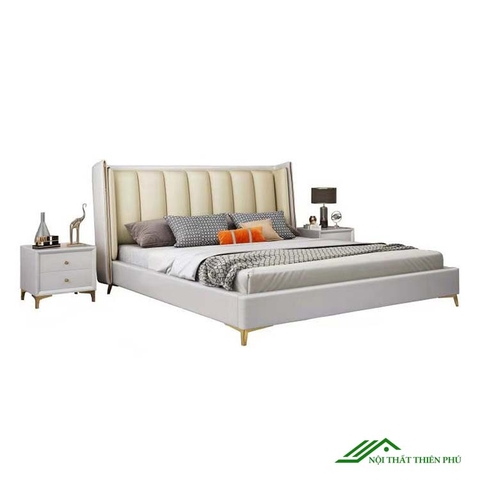 Giường Ngủ Bọc Da Hiện Đai Sang Trọng - BD 19
