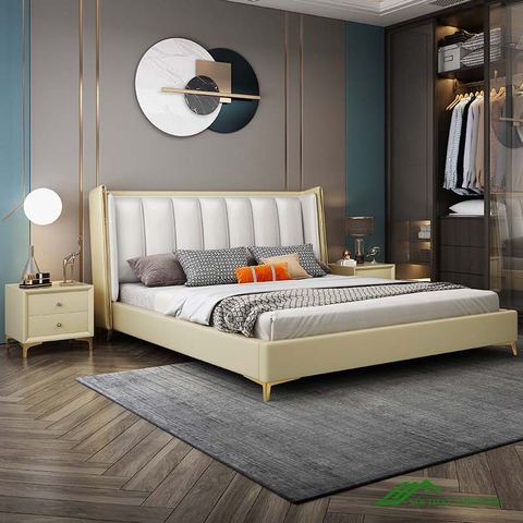 Giường Ngủ Bọc Da Hiện Đai Sang Trọng - BD 19