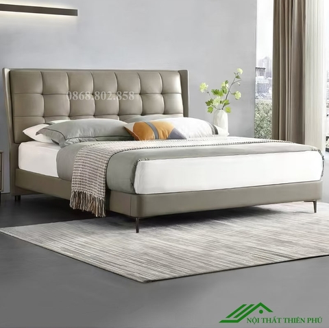 Giường ngủ bọc da sang trọng - BD 25