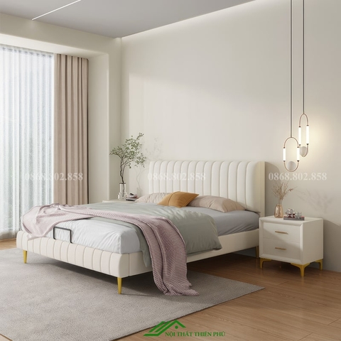 Giường ngủ bọc nệm cao cấp - BD 09