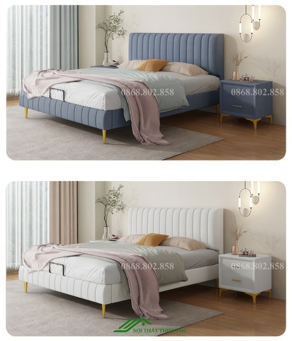 Giường ngủ bọc nệm cao cấp - BD 09