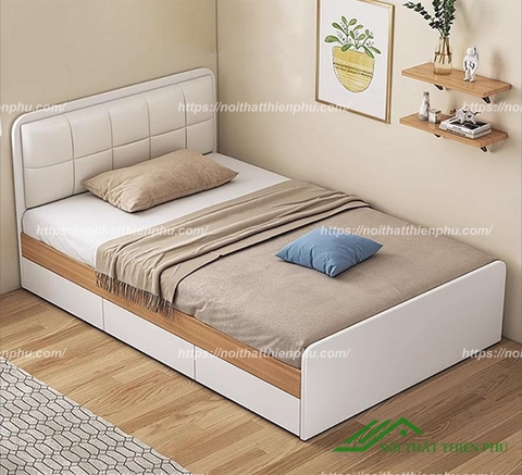 Giường ngủ bọc đệm 1m2 - GN 10