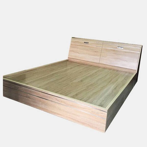 Giường ngủ gỗ mdf ngăn kéo đầu giường - GN 08