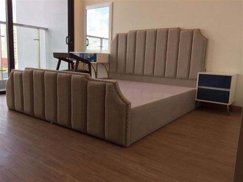 Giường Ngủ Gỗ Công Nghiệp Bọc Đệm - BD 22