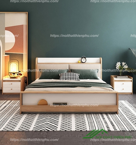 Giường ngủ gỗ hiện đại - GN 47