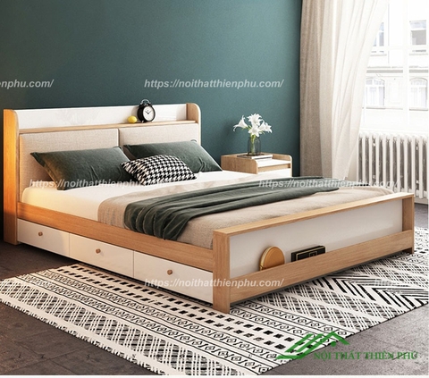 Giường ngủ gỗ hiện đại - GN 47