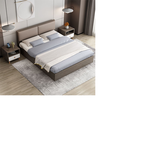 Giường ngủ gỗ MDF thiết kế hiện đại sang trọng - GN 71