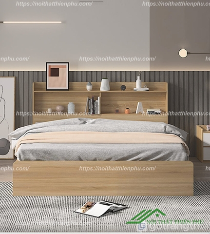 Giường ngủ gỗ nhiều ngăn kéo - GN 49