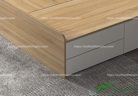 Giường ngủ gỗ nhiều ngăn kéo - GN 49