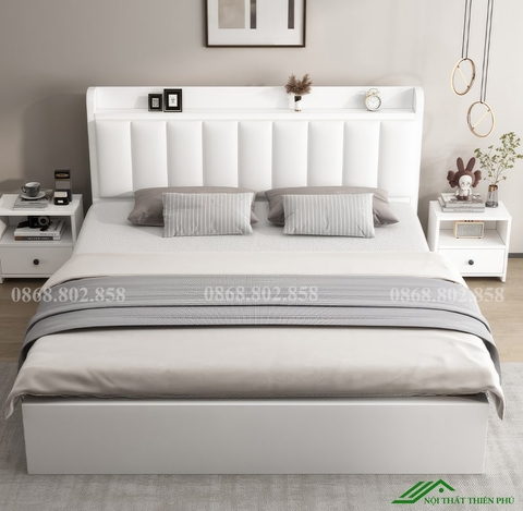 Giường ngủ hiện đại gỗ công nghiệp - GN 84