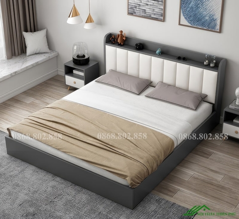 Giường ngủ hiện đại gỗ công nghiệp - GN 84