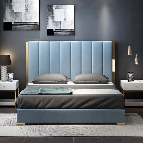 Giường Ngủ Bọc Da Cao Cấp - BD 15