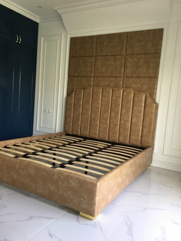 Giường Ngủ Gỗ Công Nghiệp Bọc Đệm - BD 22