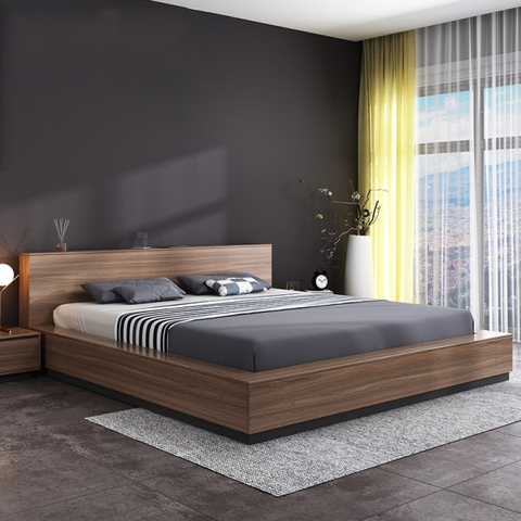 Giường ngủ gỗ dạng hộp không ngăn kéo - GN 32