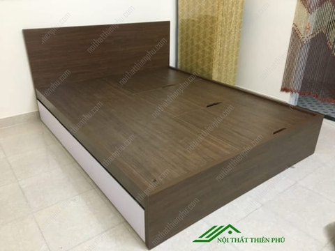 Giường ngủ 1.6m nhiều ngăn gỗ MDF Phủ Melamine - GN 16