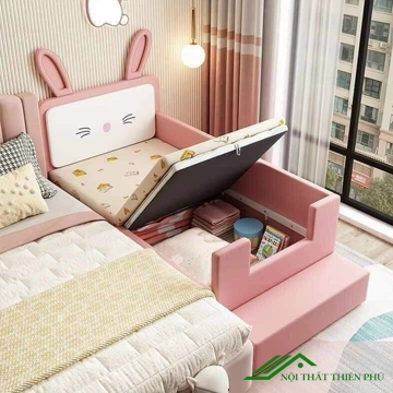 Giường ngủ nhỏ cho bé hình thỏ đa chức năng - GN 40
