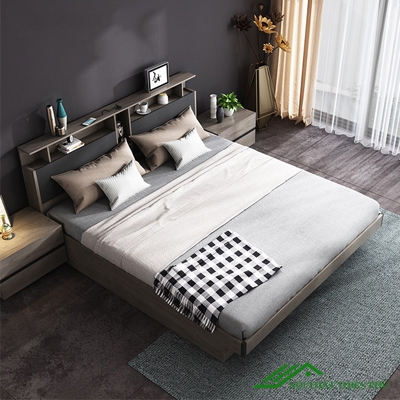 Giường Ngủ Thông Minh Có Kệ Để Đồ 1m6 - GN 67
