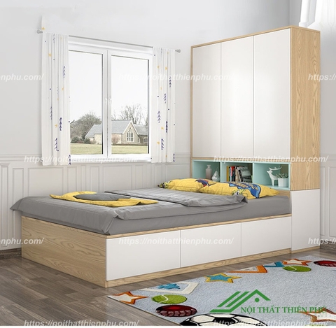 Giường ngủ thông minh liền tủ - GN 18